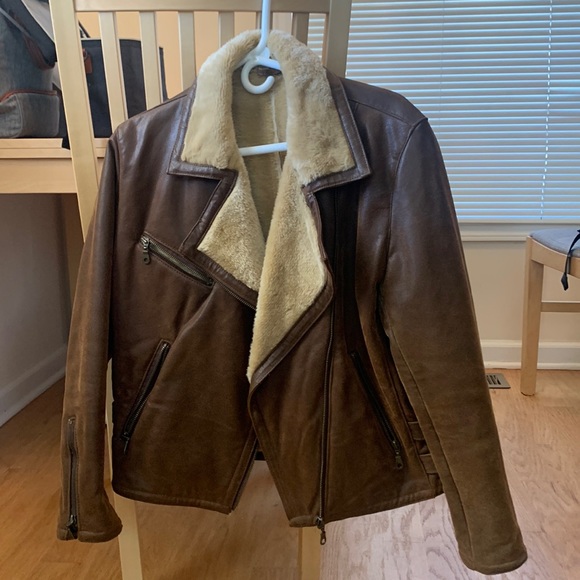 Rabbit fur genuine leather jacket - Picture 1 of 7